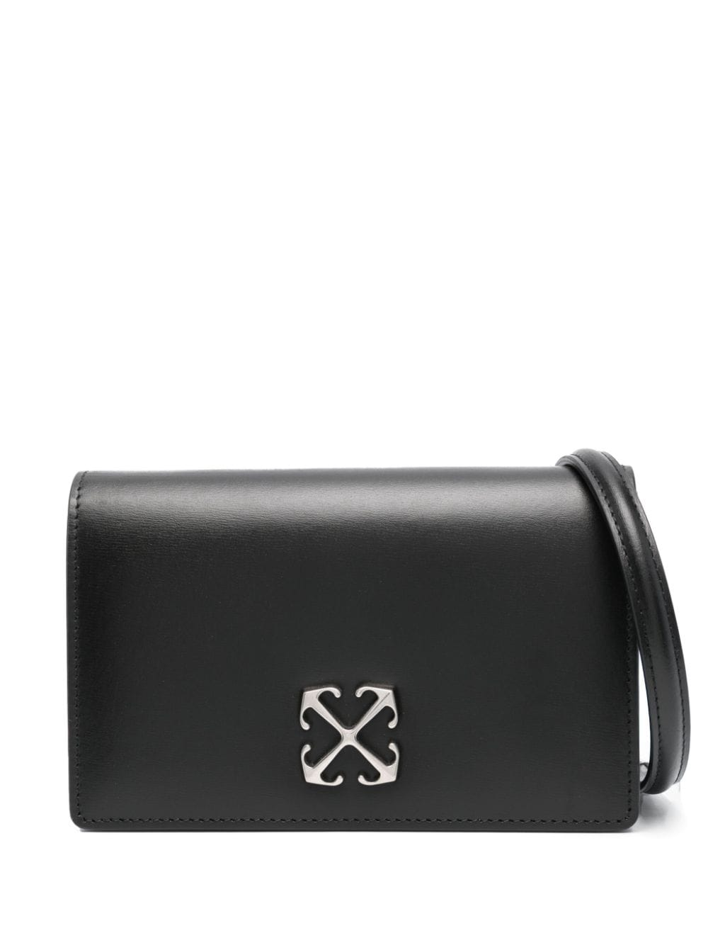 Off-white cross-body bag with Arrows-motif