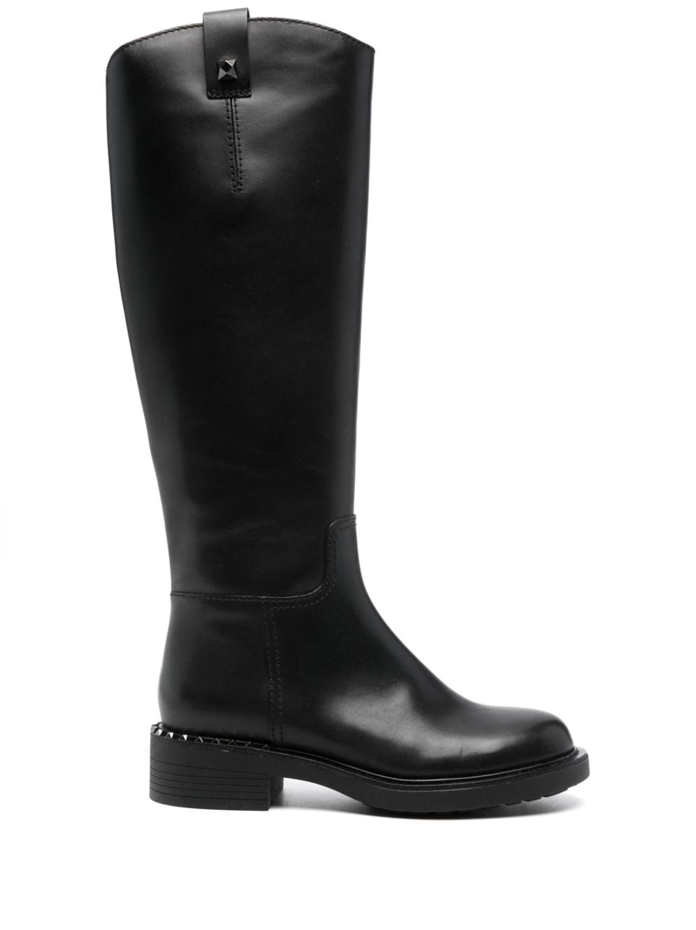 ASH Faith Leather Boots Black