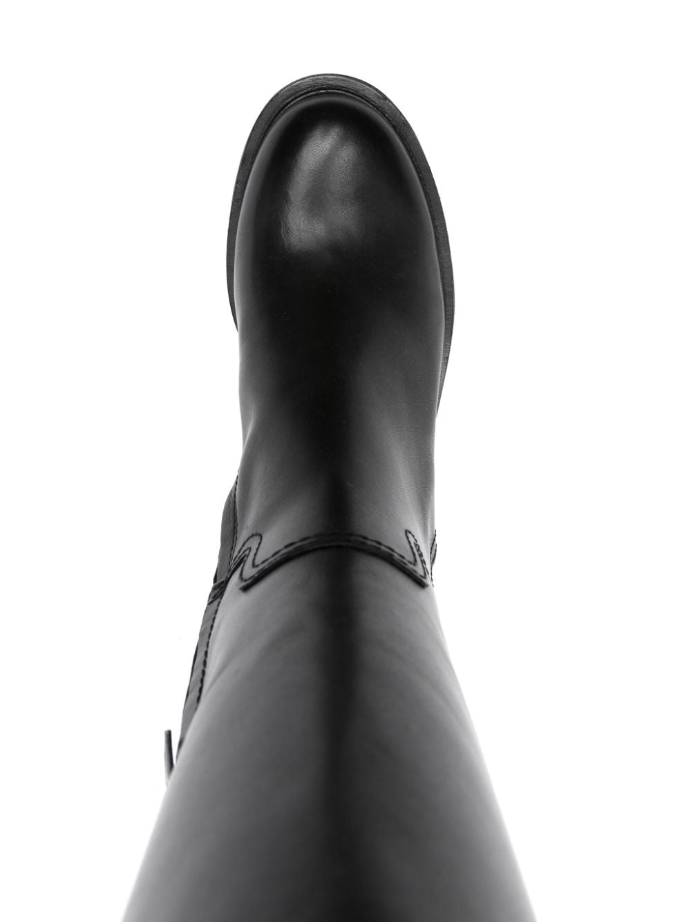 ASH Faith Leather Boots Black