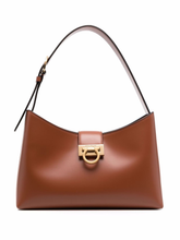 Ferragamo Leather Trifolio Shoulder Bag