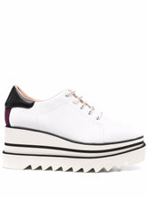 Stella McCartney Elyse Platform Ridged Sole Sneakers in White