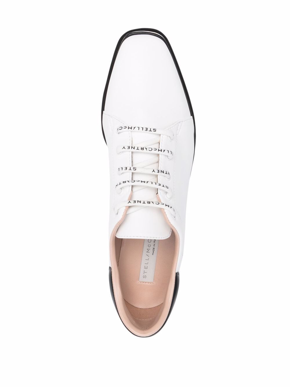 Stella McCartney Elyse Platform Ridged Sole Sneakers in White