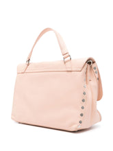 Zanellato Postina Small Grained Calf Leather Shoulder Bag Powder