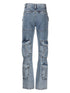 Givenchy Panelled Cotton Cargo Jeans Clear Blue