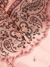 Zimmermann Bandana Print Linen And Silk Mini Dress Pink