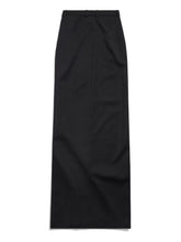 Balenciaga slit tailored maxi skirt BLACK