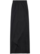 Balenciaga slit tailored maxi skirt BLACK