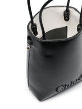 Chloé Micro Leather Sense Bucket Bag Black