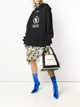 Balenciaga Canvas Cabas Small Tote Bag with Removable Pouch White