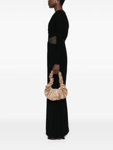 Giuseppe Di Morabito Mini Crystal-Embellished Ruched Shoulder Bag Golden