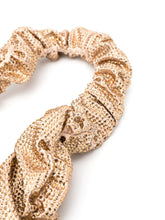 Giuseppe Di Morabito Mini Crystal-Embellished Ruched Shoulder Bag Golden