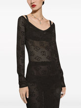 Dolce & Gabbana jacquard logo Dress Black