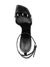 Givenchy Stitch Crystal-Embellished Sandals Black