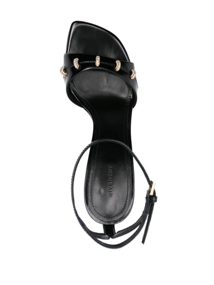 Givenchy Stitch Crystal-Embellished Sandals Black