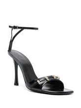 Givenchy Stitch Crystal-Embellished Sandals Black
