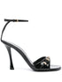 Givenchy Stitch Crystal-Embellished Sandals Black
