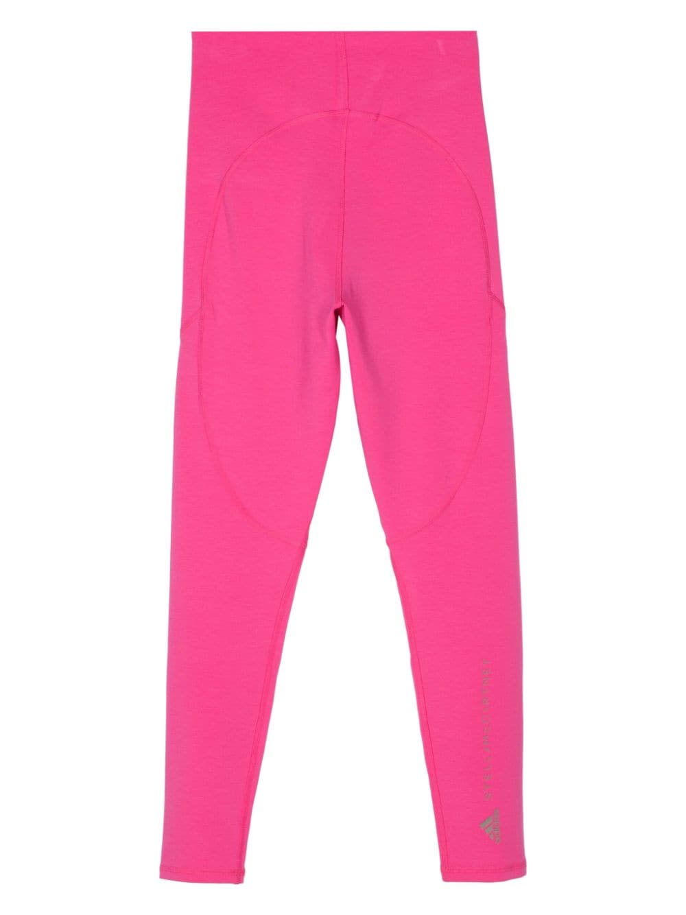 Adidas By Stella McCartney Panelled High-Waisted Stretch-Jersey legging Fuchsia