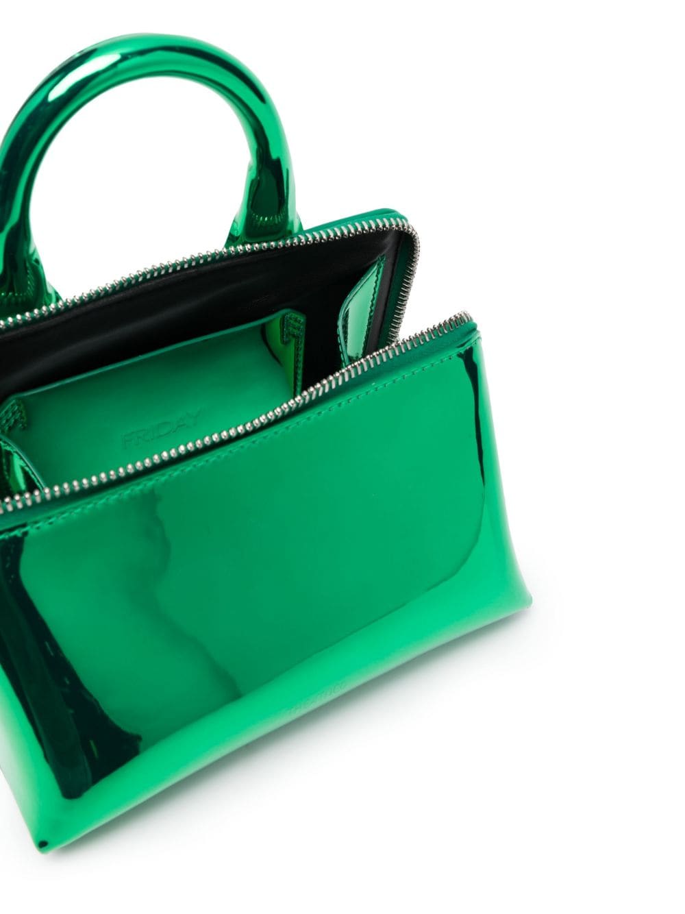 The Attico Mini Friday Handbag Green