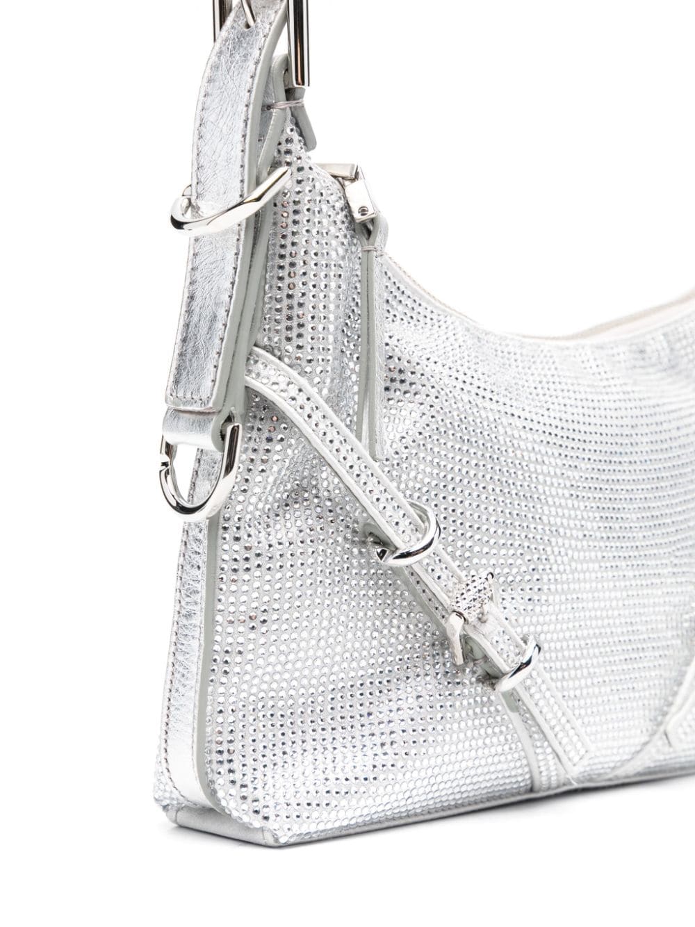Givenchy Mini Voyou Crossbody Bag Silver