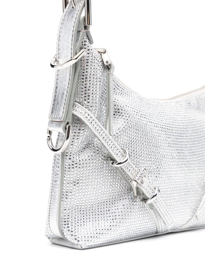 Givenchy Mini Voyou Crossbody Bag Silver