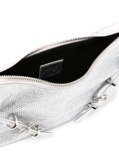 Givenchy Mini Voyou Crossbody Bag Silver