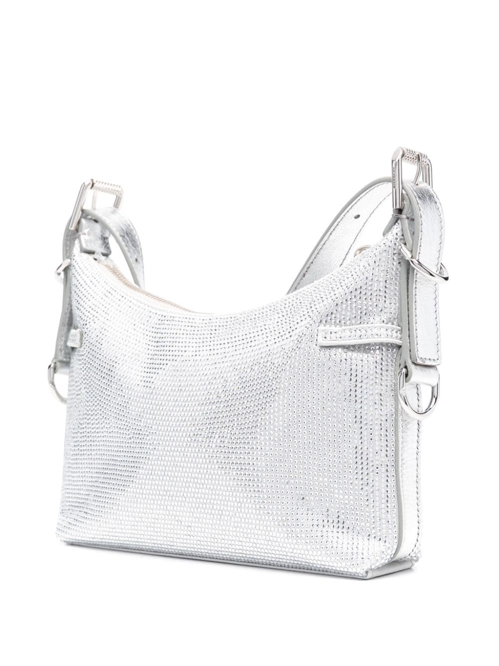 Givenchy Mini Voyou Crossbody Bag Silver