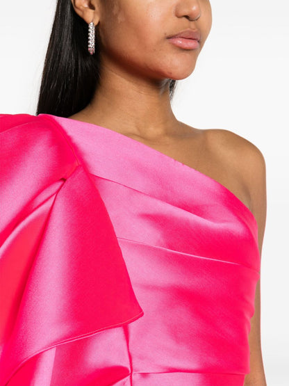 Solace London The Rio Mini Dress Fuchsia