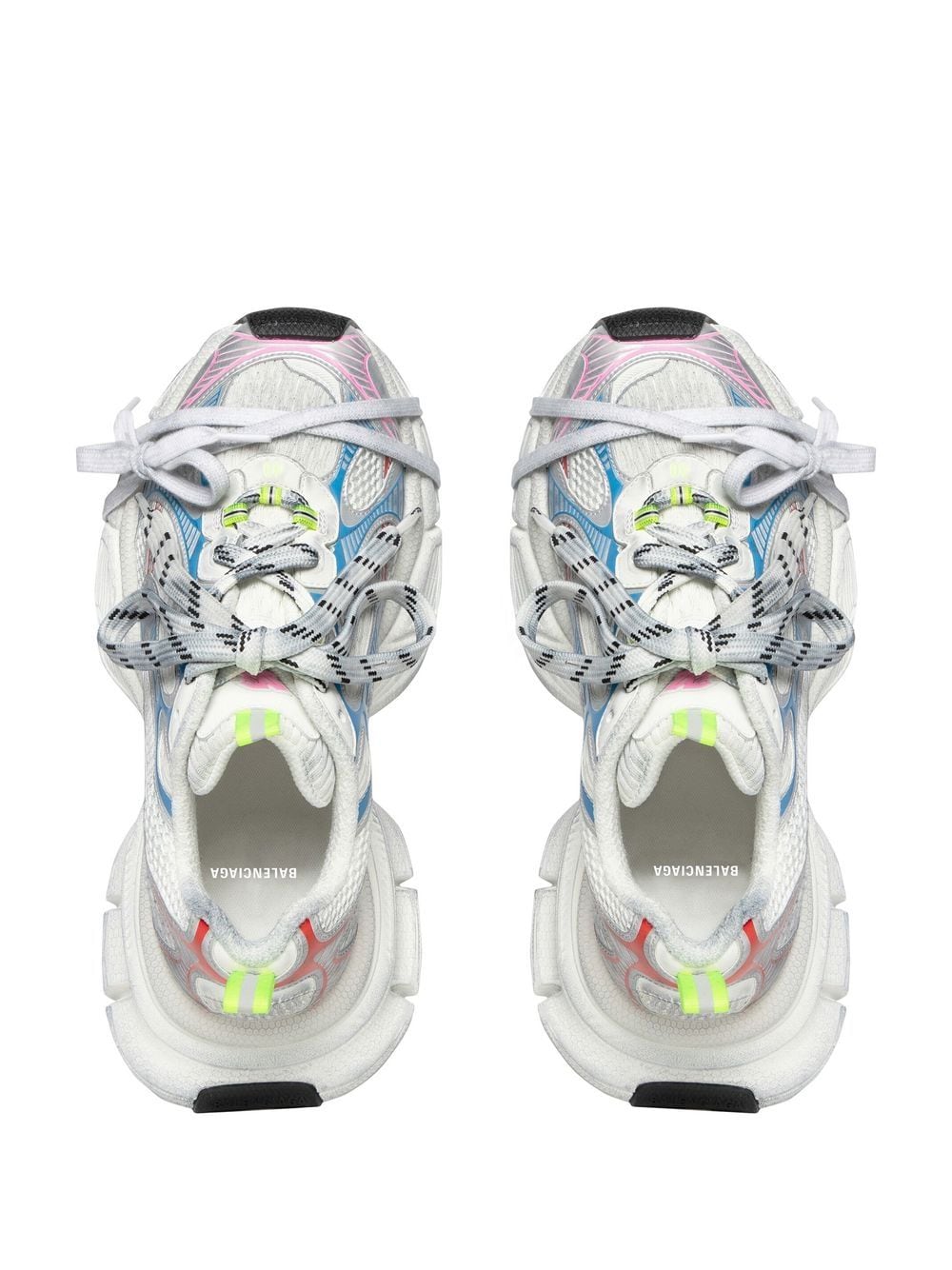 Balenciaga Sneaker 3XL mesh stripe lace-up sneakers white White