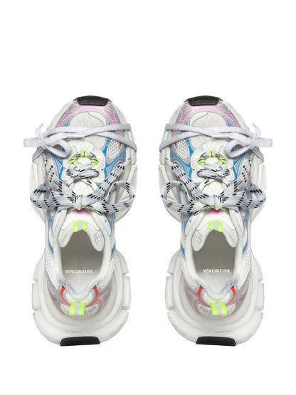 Balenciaga Sneaker 3XL mesh stripe lace-up sneakers white White