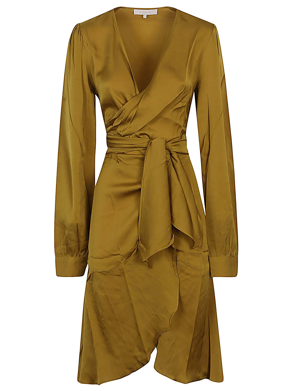 Silk95Five Ananda silk short dress GOLD