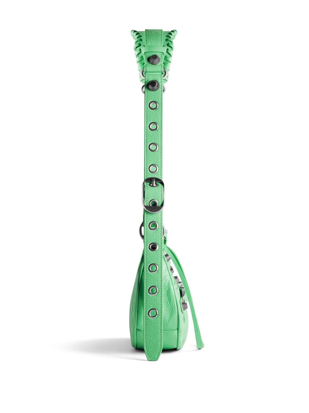 Balenciaga Le Cagole XS Shoulder Bag in Green Lambskin Green