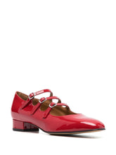 Carel Paris Patent Leather Ariana Mary Jane Flats Red