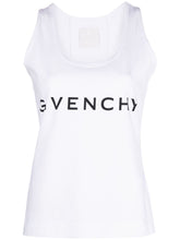 Givenchy Logo Cotton Tank Top White