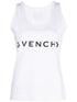 Givenchy Logo Cotton Tank Top White