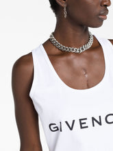 Givenchy Logo Cotton Tank Top White