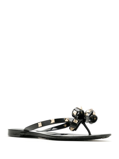Valentino Garavani Rockstud Flip-flop Sandal Black