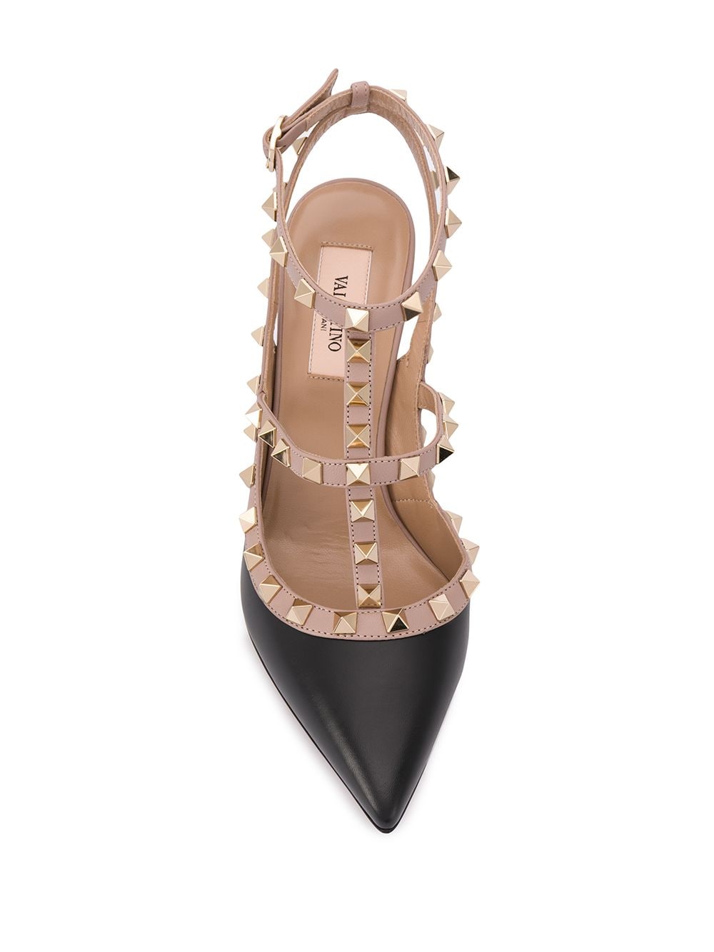 Valentino Garavani 105mm Rockstud Leather Pumps Black