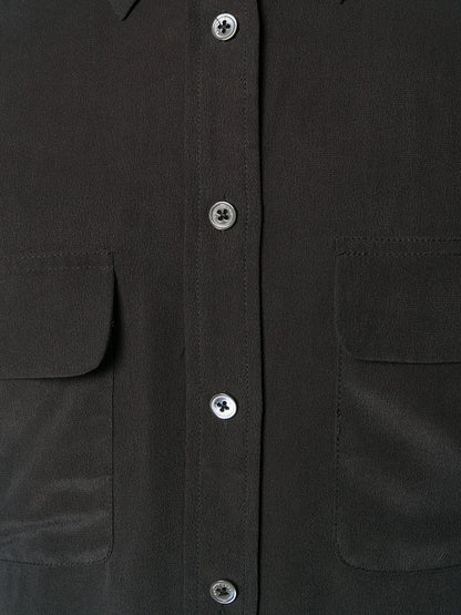 Equipment Signature Silk Shirt Black