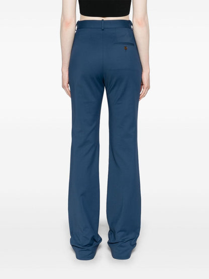 Vivienne Westwood Conscious Criteria Page High-Waisted Flared Trousers - Blue