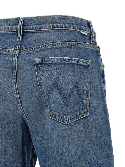 Mother The Mid Rise Maven Flood Jeans Blue