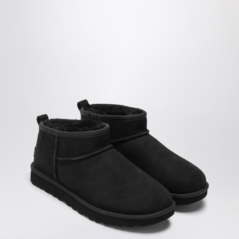 Ugg Classic Ultra Mini Ankle Boots Black