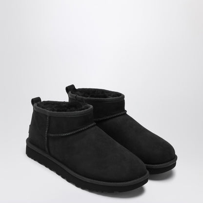 Ugg Classic Ultra Mini Ankle Boots Black