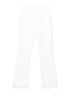 Mother The Hustler Ankle Fray’ Jeans White