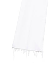 Mother The Hustler Ankle Fray’ Jeans White