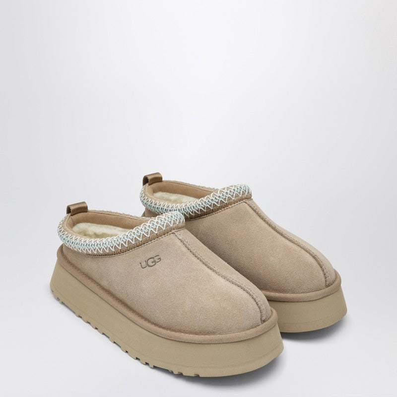 Ugg Tasman Suede Sheepskin Slippers Beige