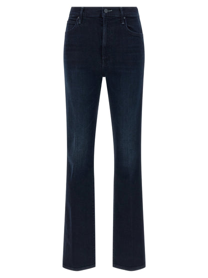 Mother The Mid Rise Smokin Skimp Jeans Blue