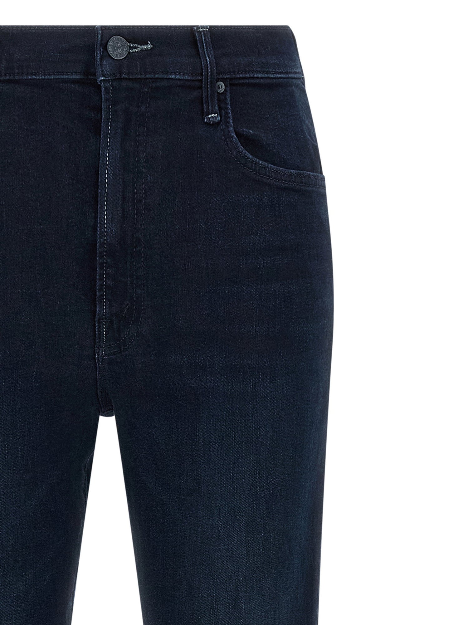 Mother The Mid Rise Smokin Skimp Jeans Blue