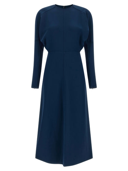 Victoria Beckham Dolman Dress Blue