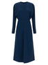 Victoria Beckham Dolman Dress Blue