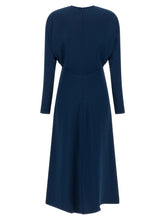 Victoria Beckham Dolman Dress Blue